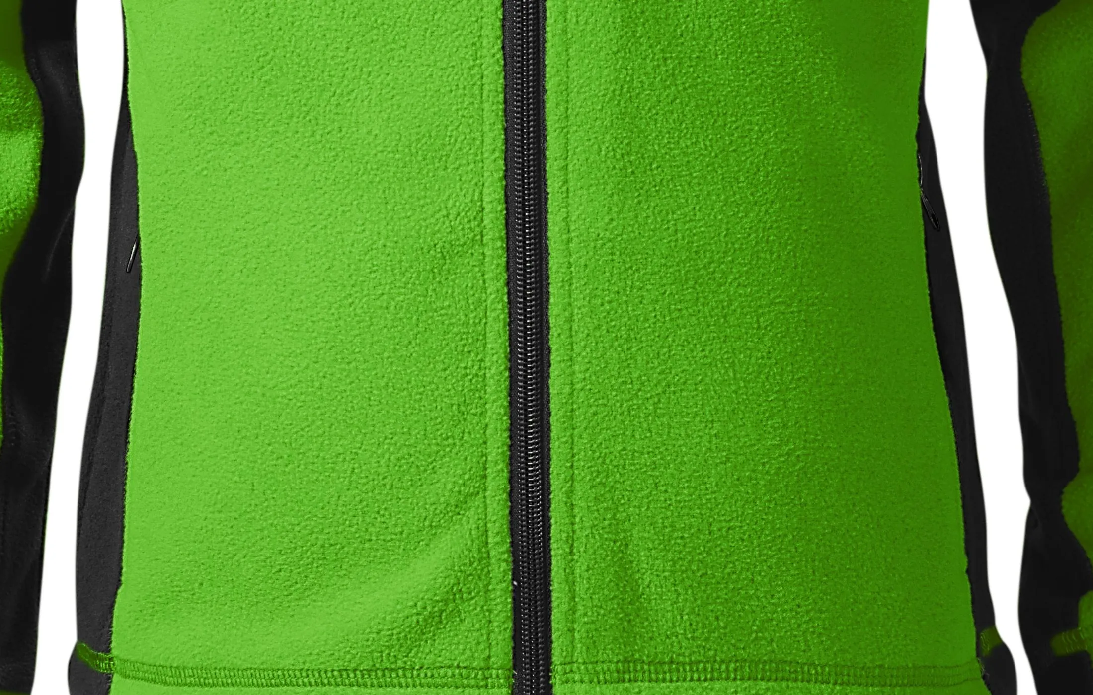 Lasten fleece-kontrastitakki - Käytännölliset taskut vetoketjulla