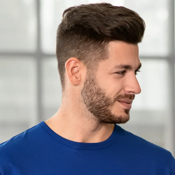 Kestävä miesten T-paita - Klassinen pyöreä pääntie