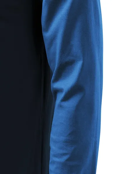 Miesten kontrastipaita, jossa pitkät hihat - Leikkaa sivusaumoilla