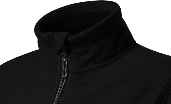 Lasten fleece-kontrastitakki - Korotettu kaulus suojaa niskaa kylmältä