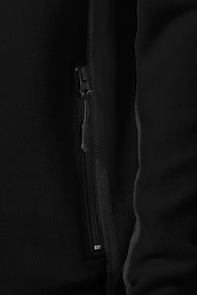 Miesten fleece-kontrastitakki - Käytännölliset taskut vetoketjulla