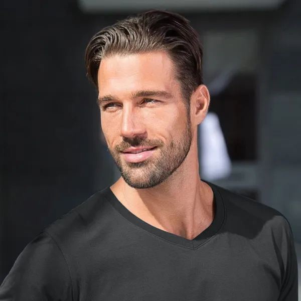 Miesten t-paita - V-pääntie