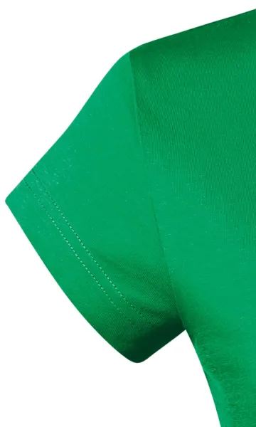 Naisten slim fit t-paita, jossa V-pääntie - Erittäin lyhyet hihat