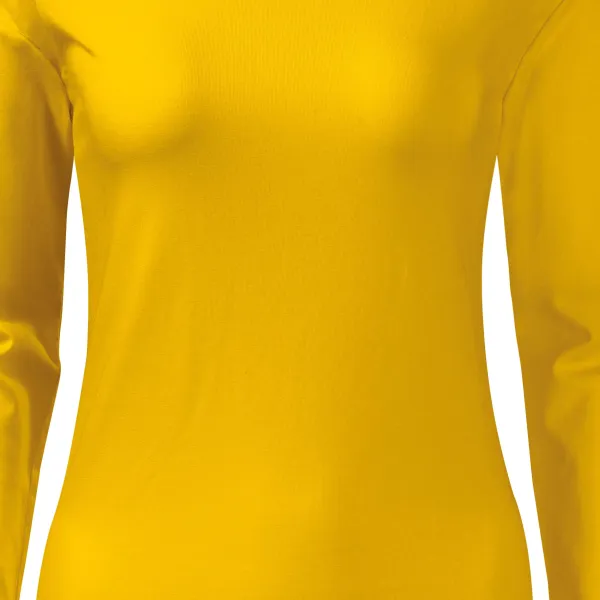 Naisten pitkähihainen t-paita - Varovasti kapeneva leikkaus