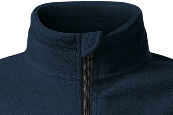 Lasten fleece-kontrastitakki - Vetoketjukiinnitys leukaan asti