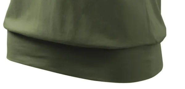 Naisten trendikäs T-paita - Paidan leveä alahelma