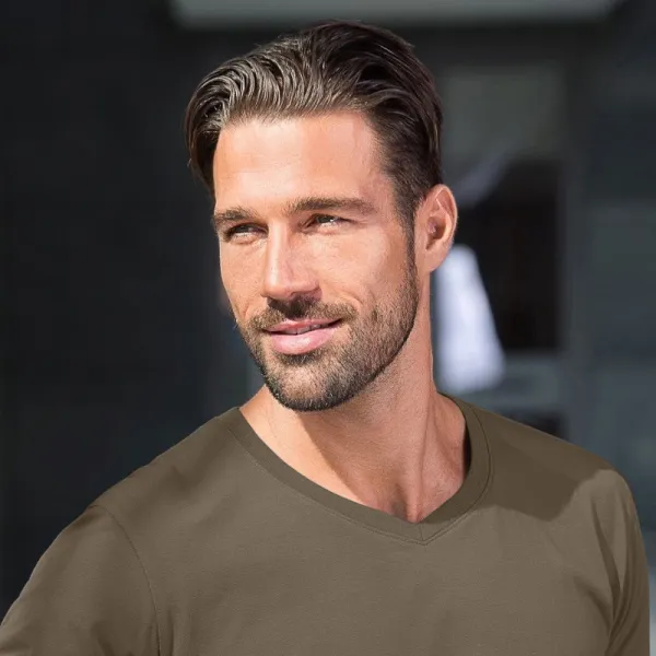 Miesten t-paita - V-pääntie