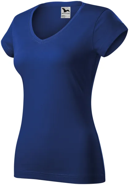 Naisten slim fit t-paita, jossa V-pääntie - Naisten jokapäiväinen T-paita