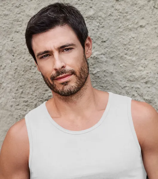 Miesten toppi - Klassinen pyöreä pääntie