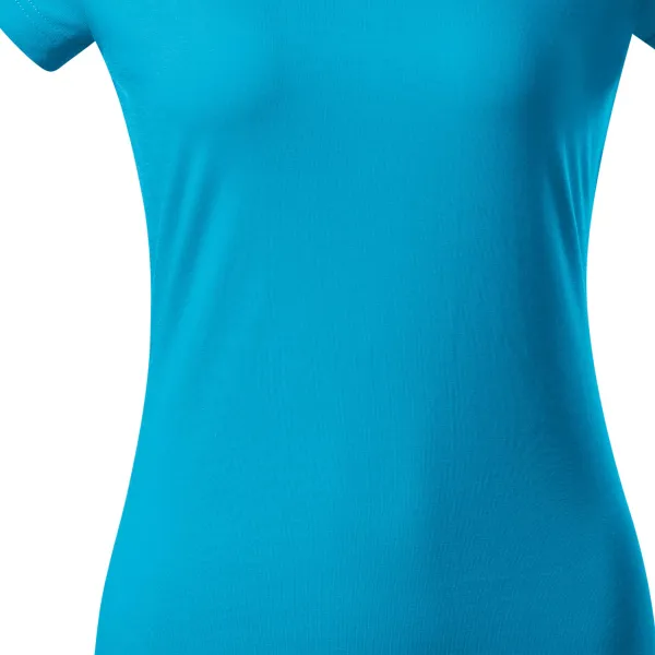 Naisten slim fit t-paita, jossa V-pääntie - Varovasti kapeneva leikkaus