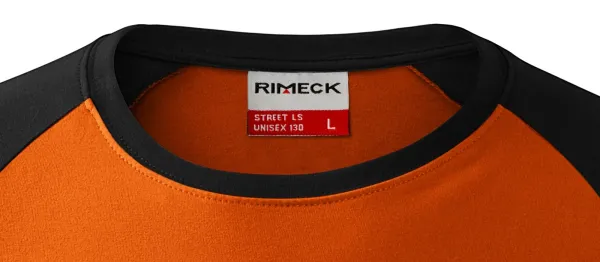 Miesten kontrastipaita, jossa pitkät hihat - Klassinen pyöreä pääntie