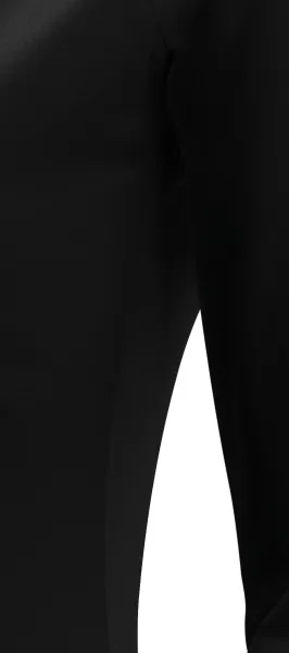 Naisten tiukka T-paita, V-pääntie - Leikkaa sivusaumoilla