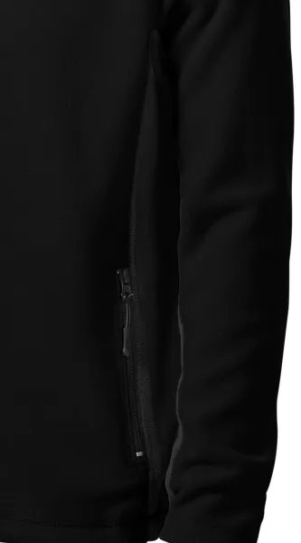 Miesten fleece-kontrastitakki - Tummat kontrastiyksityiskohdat