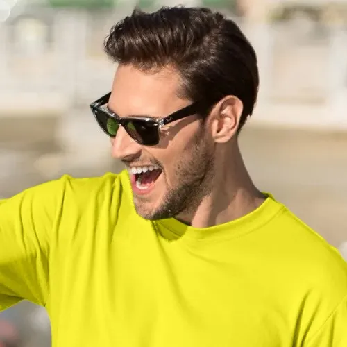 Miesten klassinen t-paita - Klassinen pyöreä pääntie