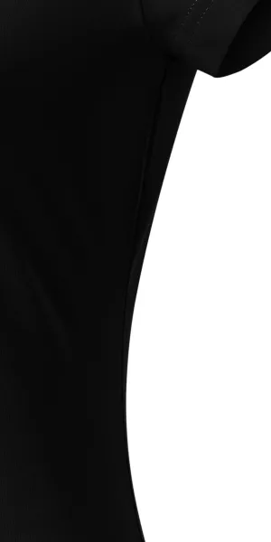 Naisten slim fit t-paita, jossa V-pääntie - Leikkaa sivusaumoilla
