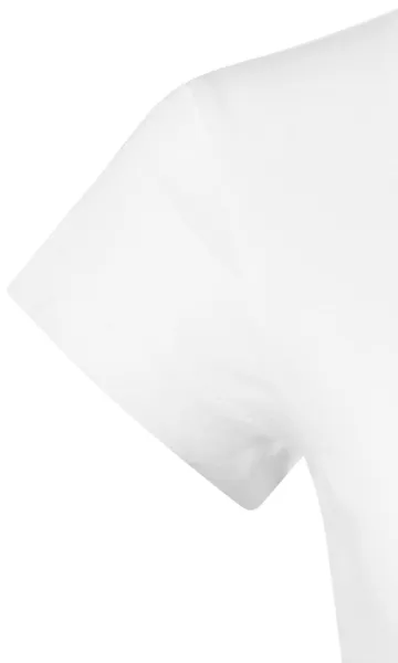 Naisten slim fit t-paita, jossa V-pääntie - Erittäin lyhyet hihat