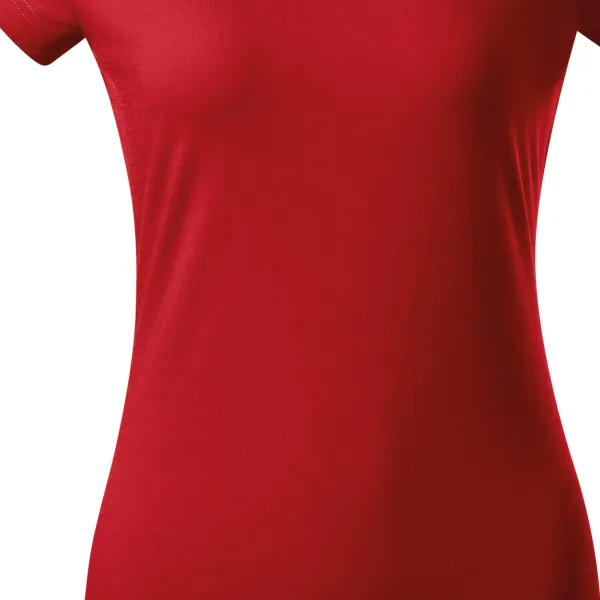 Naisten slim fit t-paita, jossa V-pääntie - Varovasti kapeneva leikkaus