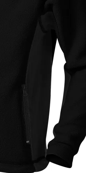 Lasten fleece-kontrastitakki - Tummat kontrastiyksityiskohdat