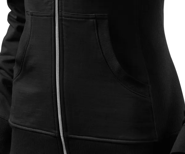 Naisten huppari ilman huppu - Kengurutyyliset taskut