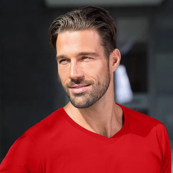 Miesten t-paita - V-pääntie