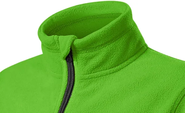 Lasten fleece-kontrastitakki - Korotettu kaulus suojaa niskaa kylmältä