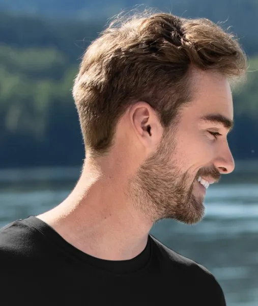 Miesten muodikas T-paita - Klassinen pyöreä pääntie