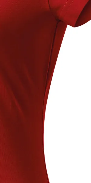 Naisten slim fit t-paita, jossa V-pääntie - Leikkaa sivusaumoilla