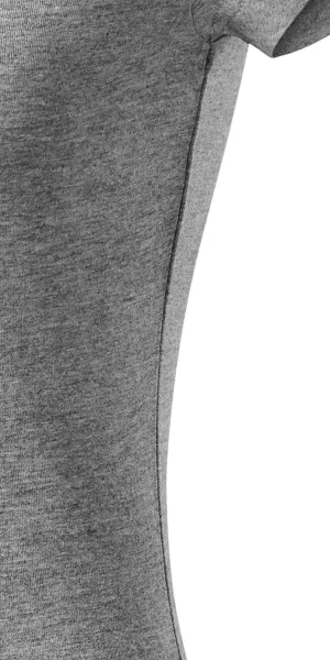 Naisten slim fit t-paita, jossa V-pääntie - Leikkaa sivusaumoilla