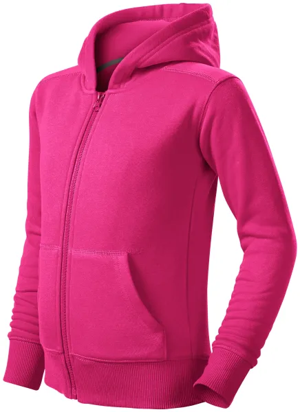 Lasten huppari - Lasten collegepaita vetoketjulla ja hupulla