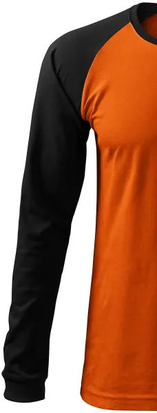 Miesten kontrastipaita, jossa pitkät hihat - Pitkät raglanhihat