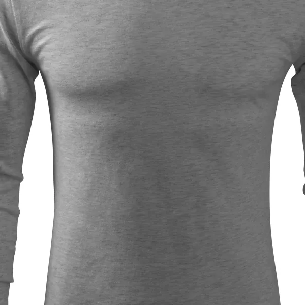 Miesten pitkähihainen T-paita - Hieman istuva leikkaus