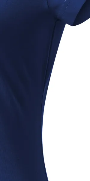 Naisten slim fit t-paita, jossa V-pääntie - Leikkaa sivusaumoilla