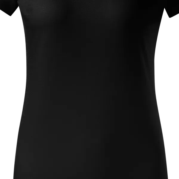 Naisten yksinkertainen T-paita - Varovasti kapeneva leikkaus