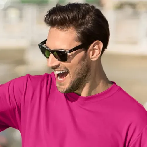 Miesten klassinen t-paita - Klassinen pyöreä pääntie