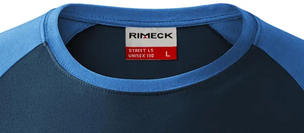 Miesten kontrastipaita, jossa pitkät hihat - Klassinen pyöreä pääntie