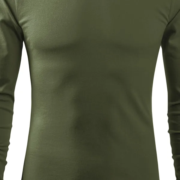 Miesten pitkähihainen T-paita - Hieman istuva leikkaus