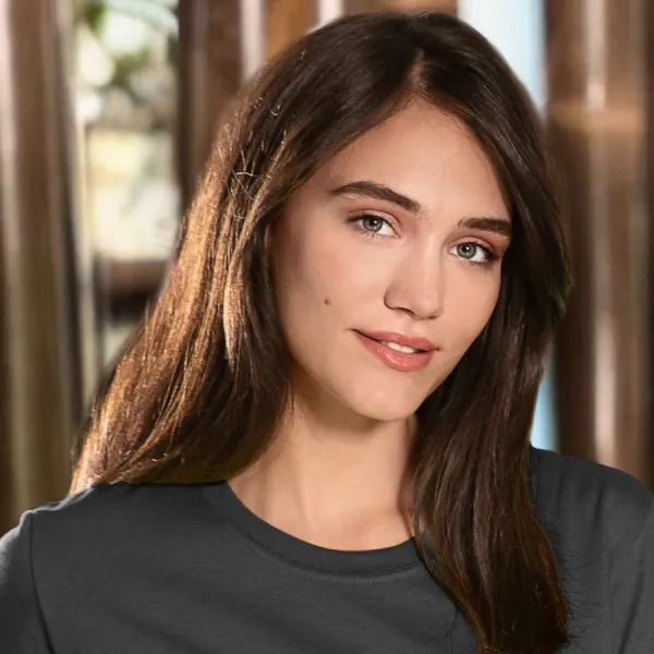 Naisten klassinen t-paita - Klassinen pyöreä pääntie