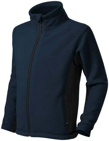 Lasten fleece-kontrastitakki - Lasten fleecetakki, jossa on kontrastivärisiä elementtejä