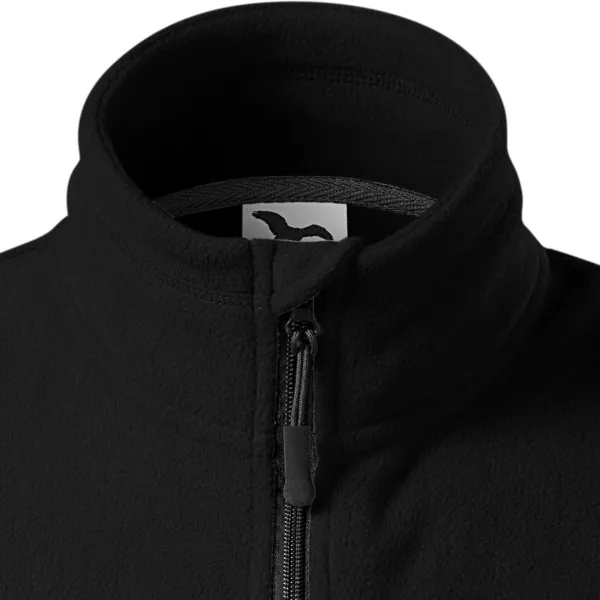 Fleece-kontrastiliivi - Vetoketjukiinnitys leukaan asti