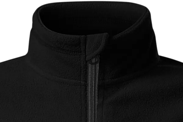 Lasten fleece-kontrastitakki - Vetoketjukiinnitys leukaan asti