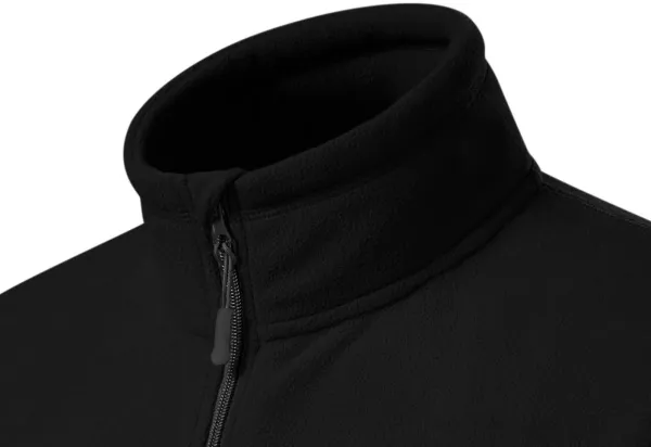 Miesten fleece-kontrastitakki - Korotettu kaulus suojaa niskaa kylmältä